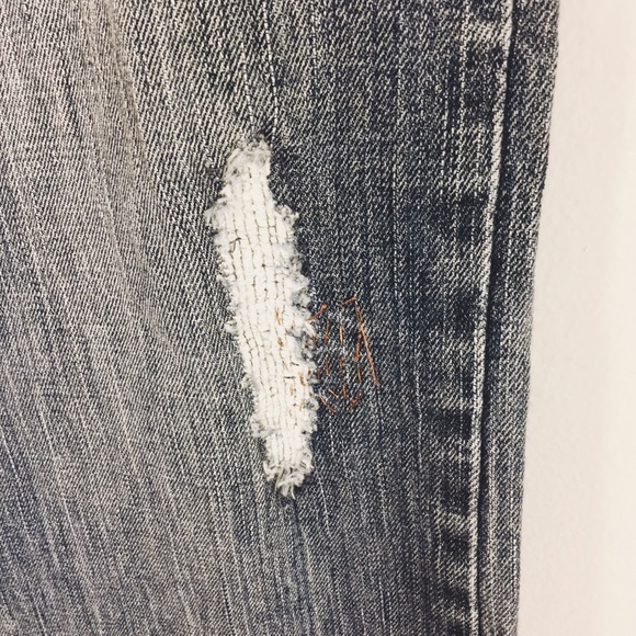 American Eagle Outfitters Jeans Y2K embroidered sequin low rise stretch boot - Picture 6 of 8